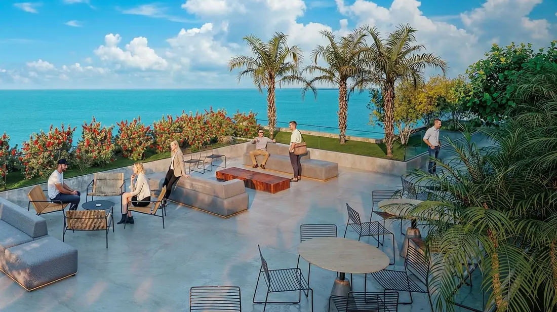 Lounge do rooftop
